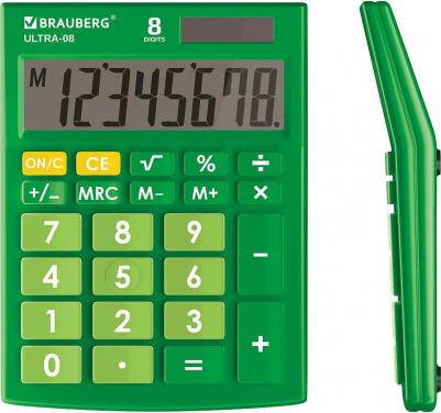 Настольный компактный калькулятор ULTRA-08-GN – фото 4