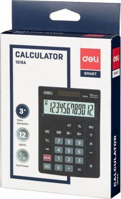 Калькулятор настольный E1519A 12-разрядный черный 205х132х105 мм – фото 9