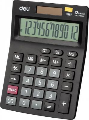 Калькулятор настольный E1519A 12-разрядный черный 205х132х105 мм – фото 11