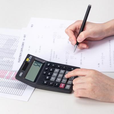 Калькулятор настольный E1519A 12-разрядный черный 205х132х105 мм – фото 14