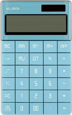 Калькулятор настольный NUSIGN NS041 12-разрядный синий 165x103х14 мм – фото 4