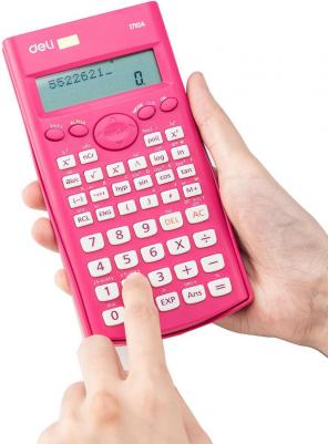 Калькулятор научный E1710A/RED красный 10+2-разрядный 240 функций 165х88x23 мм – фото 1