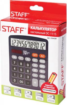 Калькулятор настольный PLUS DC-111S, КОМПАКТНЫЙ, 12 разр, дв.питание,+БАТАРЕЙКА АА – фото 6