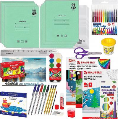 Набор школьных принадлежностей в подарочной коробке "НАБОР ПЕРВОКЛАССНИКА", 45 предметов, 880122 – фото 18