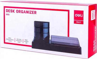 Настольный набор черный/прозрачный 16 предметов – фото 2