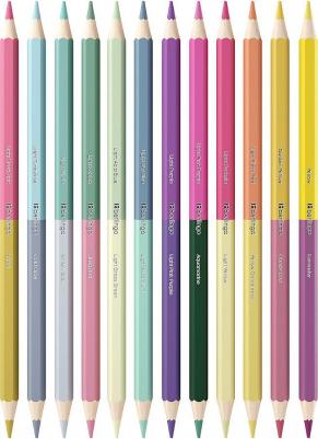 Карандаши цветные пастельные двусторонние "SuperSoft. Pastel", 24 цвета, 12 штук, заточенные – фото 1
