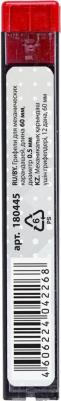 Грифели запасные, КОМПЛЕКТ 12 шт., "Hi-Polymer", HB, 0,5 мм, 180445 – фото 4