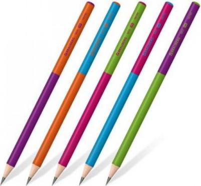 Карандаш чернографитный "MIX", 1 шт., HB, 181761 – фото 2