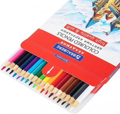 Карандаши цветные мягкие АКАДЕМИЯ – фото 7