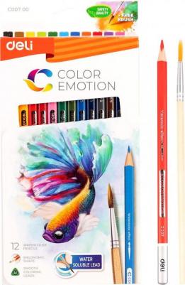 Карандаши цветные акварельные Color Emotion 12 цветов EC00700 – фото 5