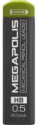 Грифели MEGAPOLIS Concept для механических карандашей 0.5 мм – фото 1