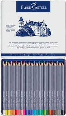 Акварельные карандаши Goldfaber Aqua в металлической коробке, 24 шт – фото 5