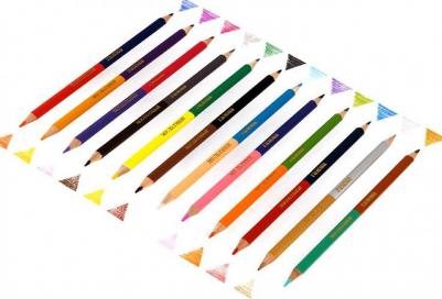 Карандаши цветные двусторонние "Мультики", 12 штук, 24 цвета, заточенные – фото 9