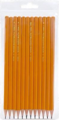 Карандаши чернографитные НАБОР 12 шт. 2B-2H "1696", 1696/12, 1696012043TE – фото 1