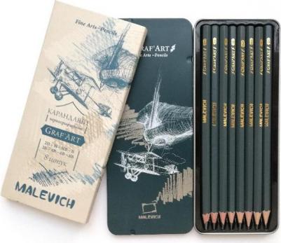 Набор чернографитных карандашей Graf'Art шестигранных – фото 4