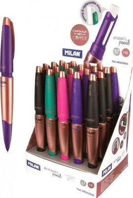 Карандаш механический Capsule Copper 0.5 мм с ластиком – фото 13