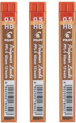 Грифели запасные, КОМПЛЕКТ 12 шт., PPL-5, HB, 0,5 мм – фото 4