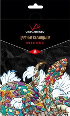 Карандаши цветные VICP-36 Intense заточенные 36 цв 4 шт