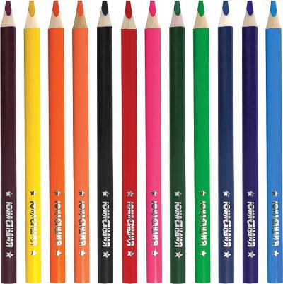 Карандаши цветные утолщенные "Сказочный мир", 12 цветов, трехгранные, с точилкой – фото 9