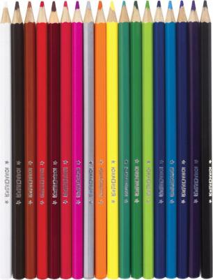 Карандаши цветные "В ГОСТЯХ У БУКАШЕК", 18 цветов, классические заточенные, 181379 – фото 4