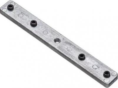 Карниз однорядный Atlant Mini 320 см алюминий цвет черный – фото 4