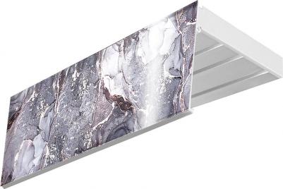 Карниз эконом+ в сборе: Фьюжн. Основное преимущество потолочных карнизов это визуальное увеличение высоты потолка и, следовательно, увеличение