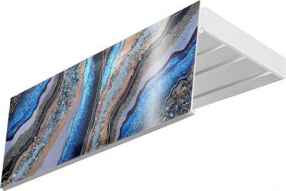 Карниз эконом+ в сборе: Шарм синее золото. Основное преимущество потолочных карнизов это визуальное увеличение высоты потолка и, следовательно