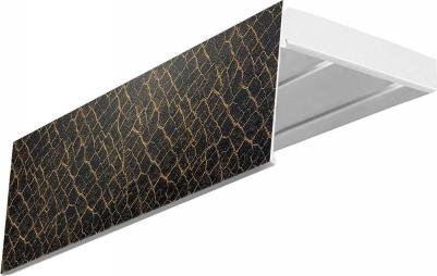 Карниз эконом+ в сборе: Снейк бронза. Основное преимущество потолочных карнизов это визуальное увеличение высоты потолка и, следовательно, увеличение