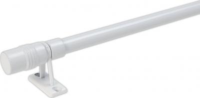 Карниз витражный телескопический Цилиндр 80-120 см белый 60120120 – фото 6