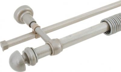 Карниз для штор настенный двухрядный морена 300 см – фото 2