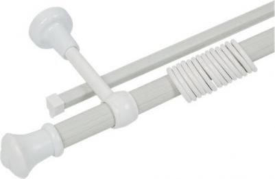 Карниз для штор настенный двухрядный морена 300 см – фото 3