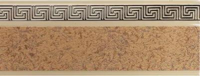 Бленда 50 мм для пластмассового карниза Ариадна 350 см песок бежевый – фото 1