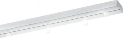 Карниз потолочный пластмассовый однорядный 160 см белый