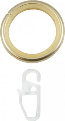 Кольца для карниза с крючками 20 см упаковка 10 шт – фото 2