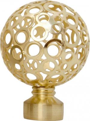 Наконечник 25 см шар ажурный 2 шт