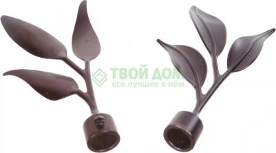 Наконечник D16 Ива Шоколад 2 шт