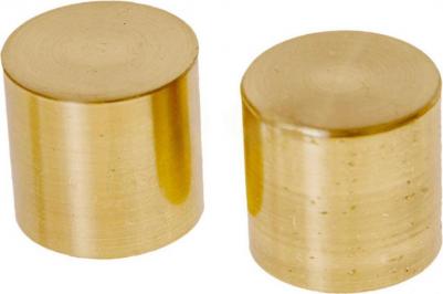 Наконечник Ост D16 Цилиндр 2шт Шампань