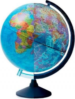 Глобус ДЕНЬ И НОЧЬ с двойной картой Ве012500279, с подсветкой от батареек – фото 4