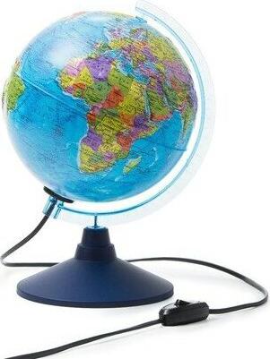 Глобус политический интерактивный, рельефный, диаметр 210 мм, с подсветкой, с очками – фото 1