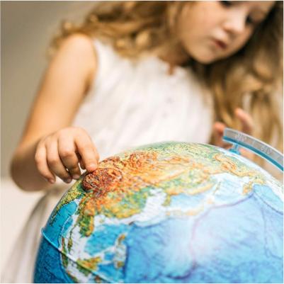 Интерактивный физико-политический рельефный глобус с VR-очками, 32 см, Глобен – фото 12