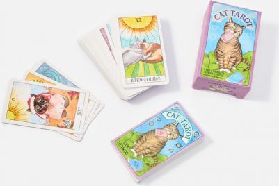 Линн Котт Меган. Cat Tarot. Таро Котиков, 78 карт и руководство в подарочном футляре – фото 1