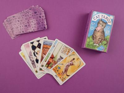 Линн Котт Меган. Cat Tarot. Таро Котиков, 78 карт и руководство в подарочном футляре – фото 9