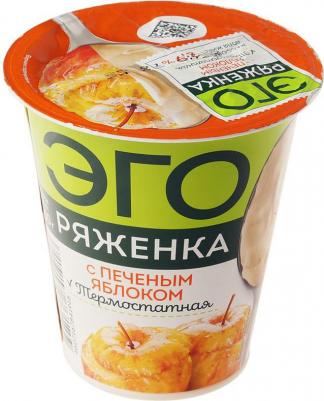 Ряженка термостатная с печеным яблоком 2,9% БЗМЖ, 300 г – фото 1