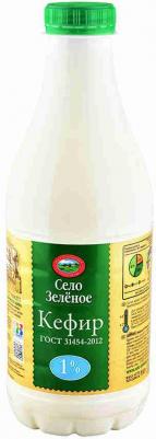 Кефир пэт бутылка 1%, 930 г – фото 1