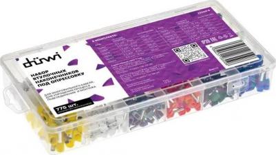 26550 8 Набор наконечников-гильз с изолированным фланцем, НШВИ 0.5-12мм?, НШВИ2 0.5-8мм?, под опрессовку, 775 шт, 26550 8, цена за 1 шт – фото 5