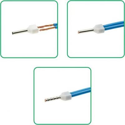 26550 8 Набор наконечников-гильз с изолированным фланцем, НШВИ 0.5-12мм?, НШВИ2 0.5-8мм?, под опрессовку, 775 шт, 26550 8, цена за 1 шт – фото 13