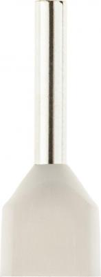 26588 1 Наконечник-гильза двойной с изолированным фланцем, 0,75мм?, контакт 10мм, под опрессовку, белый, 25шт, 26588 1, цена за 1 шт – фото 16