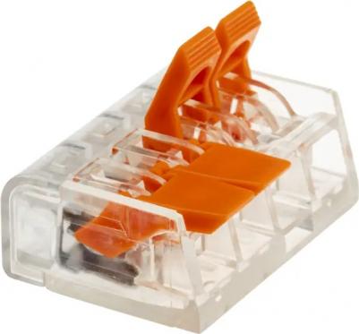 26614 3 Клемма рычажковая, СМК 223-414, 4мм?, прозрачная, 5шт.,26614 3, цена за 1 шт – фото 10