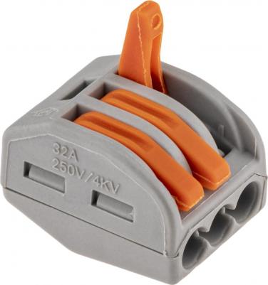 26630 3 Клемма рычажковая, СМК 222-413, 0.08-4мм?, серая, 20 шт., 26630 3, цена за 1 шт – фото 5