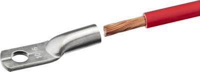 26654 9 Наконечник кабельный, медный, луженый, JG-10-6-5, под опрессовку, 10шт., 26654 9, цена за 1 шт – фото 10